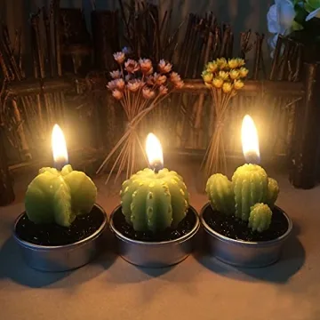 Cute Cactus TeaLights for Cozy Home Ambiance