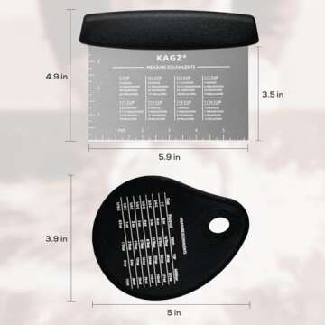 Versatile Bench Scraper & Chopper for Effortless Baking