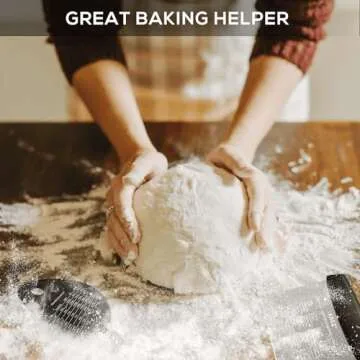 Versatile Bench Scraper & Chopper for Effortless Baking