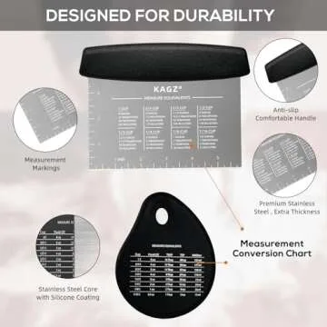 Versatile Bench Scraper & Chopper for Effortless Baking