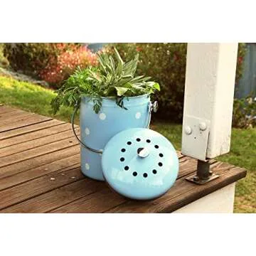 Mount Delectable Compost Bin Stylish Kitchen Countertop