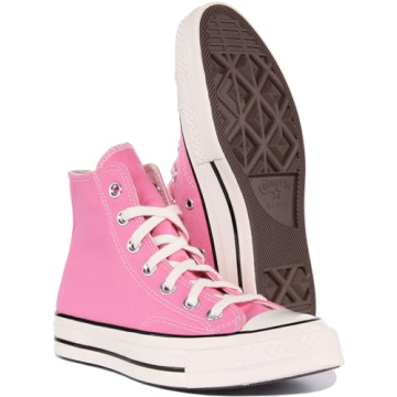 Converse Unisex Chuck Taylor 70 Hi Pink/Egret/Black Size 6 Men 8 Women