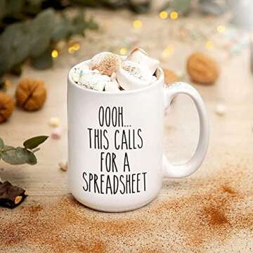 Ohh This Calls For A Spreadsheet Mug - Funny Gift for Accountants, Engineers