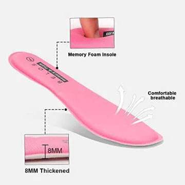 BELOS Rhinestone Mesh Knit Slip-On Sneakers for Women