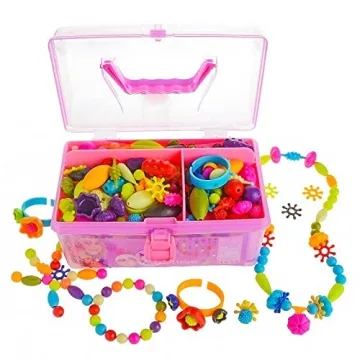 Pop Beads Jewelry Kit for Kids - 500pcs Arts & Crafts Fun