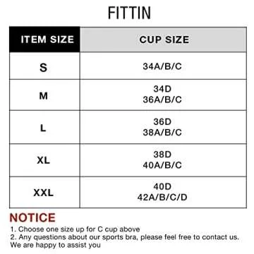 FITTIN Women Shirred Front Padded Sports Bra for Yoga