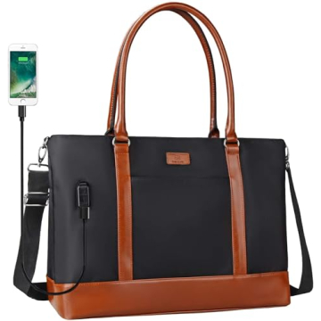 Trendy Laptop Tote Bag for Teachers and Professionals