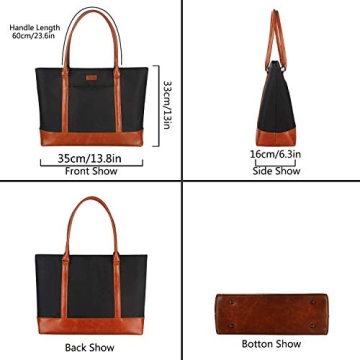 Trendy Laptop Tote Bag for Teachers and Professionals