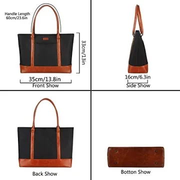 Trendy Laptop Tote Bag for Teachers and Professionals