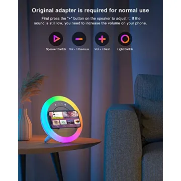 Bluetooth Speaker with Lights - Perfect Teen Gift