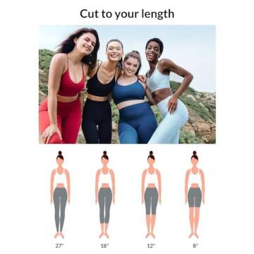 BALEAF Freeleaf Women's Workout Leggings with Pockets 7/8 Yoga Pants High Waisted Tummy Control Athletic Gym Leggings Dark Gray XS-M