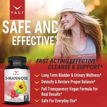 VALI D-Mannose for Urinary Support - Organic & Fast Acting