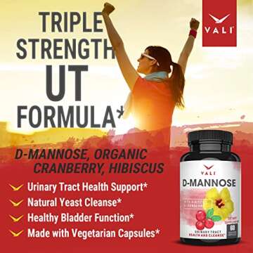 VALI D-Mannose for Urinary Support - Organic & Fast Acting