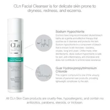 CLn Facial Cleanser for Sensitive Skin - Hydrating & Gentle