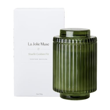 LA JOLIE MUSE Fir & Cedarwood Candle for Home Decor