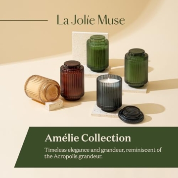 LA JOLIE MUSE Fir & Cedarwood Candle for Home Decor