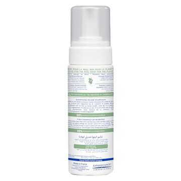 Mustela Cradle Cap Foam Shampoo for Newborn - Fragrance-Free Baby Shampoo for Seborrheic Dermatitis ...