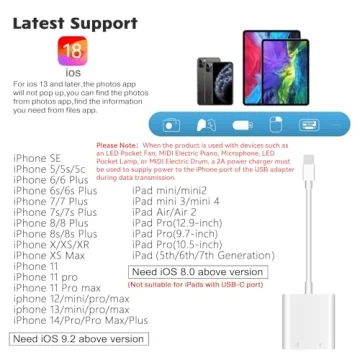 SUNTRSI USB Camera Adapter for seamless transfers