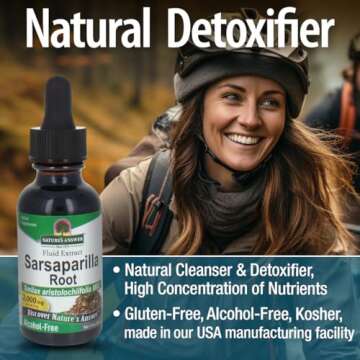 Nature's Answer Sarsaparilla Root Extract - Cleanse Naturally