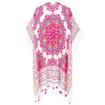 Beautiful Nomad Women's Kimono Swimsuit Coverups Beach Floral Casual Cardigan Bathing Suit Cover Up for Summer Swimwear