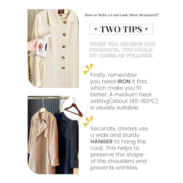 Elegant Omoone Women's Wool Coat for Stylish Winters