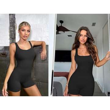 OMKAGI Seamless One Piece Jumpsuit for Women