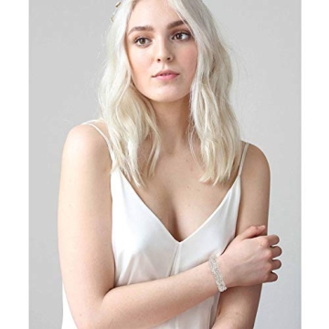 Elegant Rhinestone Stretch Bracelet Comfortable Fit Glamorous