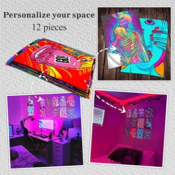 Vibrant HK Studio Hippie Room Decor Posters for Unique Spaces