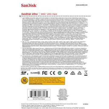 SanDisk Ultra 64GB Class 10 SDXC Memory Card with 80MB/s Speed