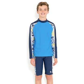Tuga Boys Tube L/S Rash Guard (UPF 50+), Fanatic, 2/3 yrs
