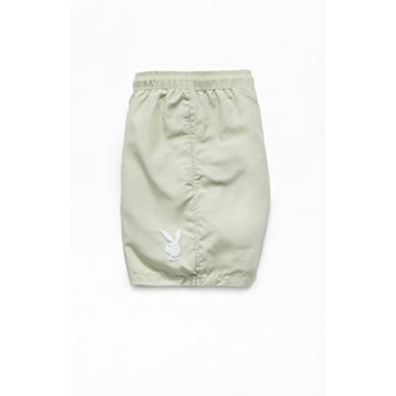 PacSun Playboy Men's Rocky Point 17" Swim Trunks in Brown