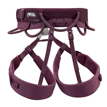 Petzl Luna Women's Adjustable Climbing Harness - Violet