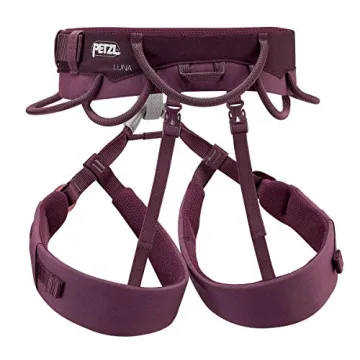 Petzl Luna Women's Adjustable Climbing Harness - Violet