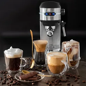 Mixpresso 15 Bar Professional Espresso Maker with Frother