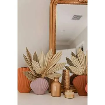 Nordic Art Ceramic Shell Vase - Large Stylish Decor