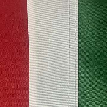 Italy Flag Italian Flag 3x5 for Outdoors Heavy Duty Sewn Stripes Polyester and Durable Canvas Header National Flags 3 X 5 Feet with Brass grommets