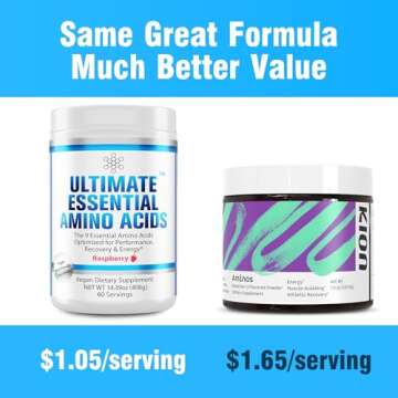 Ultimate 100% EAA Powder - Vegan Energy & Muscle Boost