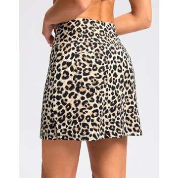 Viodia 16" Golf Skorts Skirts for Women Tennis Athletic Rip Skort Womens High Waisted Skirt for Casu...