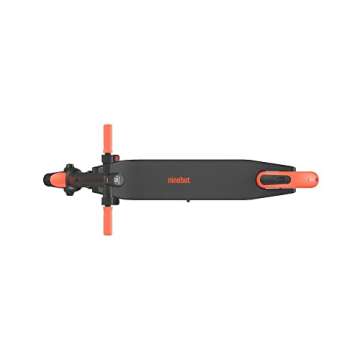 Segway Ninebot ES1L Electric Kick Scooter - 250W Motor, 12.4 Mile Range & 12.4 MPH, 8" Inner-Support Tires, Dual Brakes & Front Suspension, 220lbs W. Capacity - Commuter E-Scooter for Adults