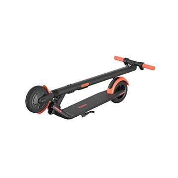 Segway Ninebot ES1L Electric Kick Scooter - 250W Motor, 12.4 Mile Range & 12.4 MPH, 8" Inner-Support Tires, Dual Brakes & Front Suspension, 220lbs W. Capacity - Commuter E-Scooter for Adults