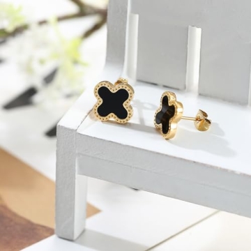 Elegant TICVRSS Lucky Clover Jewelry Set for Women