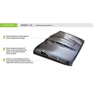 Upgrade Your Jeep JK with Heat Dispersion Hood