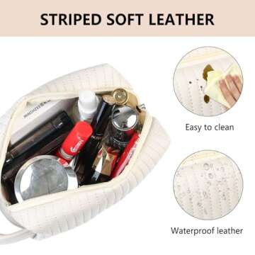 XhjzgcTech Small Makeup Bag - Stylish Travel Pouch