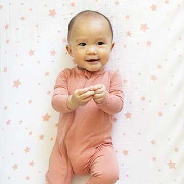 Newton Baby Organic Fitted Crib Sheets (2-Pack) - Ultra Breathable and Soft, 100% Organic Muslin Cot...