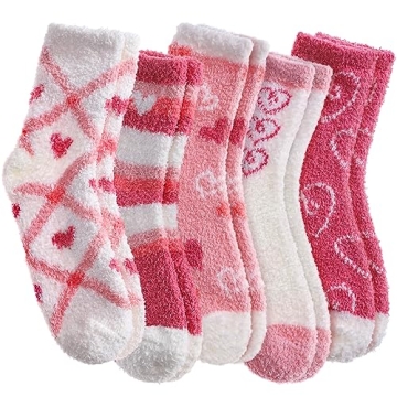 CHOWISH Womens Fuzzy Slipper Socks Soft Cozy Winter Warm