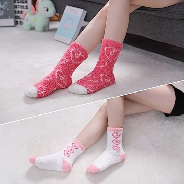 CHOWISH Womens Fuzzy Slipper Socks Soft Cozy Winter Warm