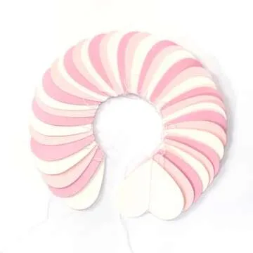 Pink-White Girls Birthday Party-Decorations Heart-Garland - 52Ft Proposal Galentines Wedding Paper Streamers Banner,Baby Bridal Shower Engagement Bachelorette Decor Lasting Surprise