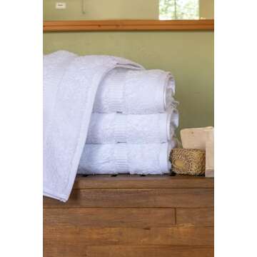 Premium Turkish Cotton Bath Towels Set for Spa Comfort