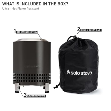 Solo Stove Mesa Smokeless Portable Tabletop Fire Pit