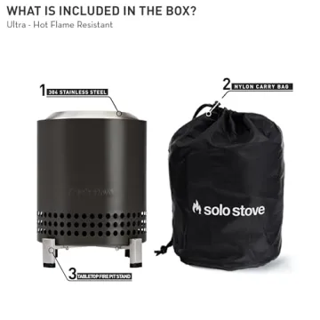 Solo Stove Mesa Smokeless Portable Tabletop Fire Pit